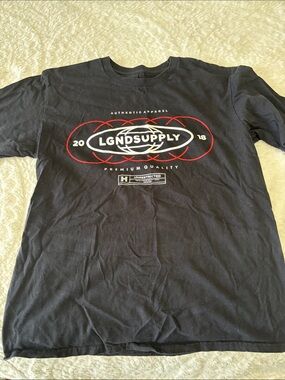 Black Short-Sleeve Graphic Tee